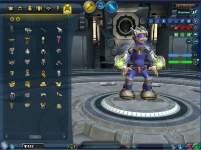 Screen ze hry Spore: Galactic Adventures