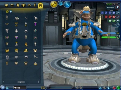 Screen ze hry Spore: Galactic Adventures