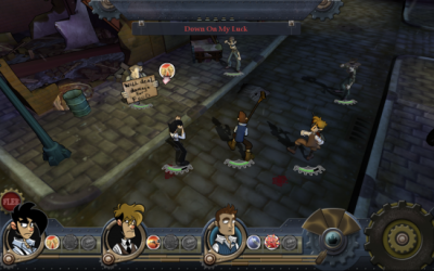 Screen ze hry Penny Arcade Adventures