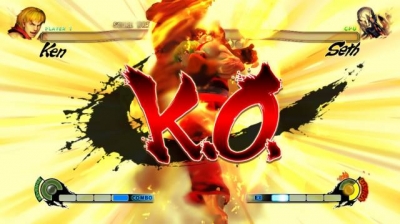 Screen ze hry Street Fighter IV