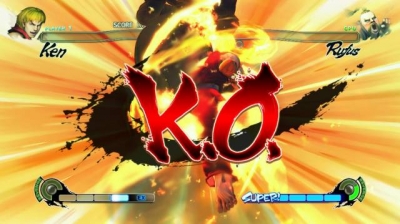Screen ze hry Street Fighter IV