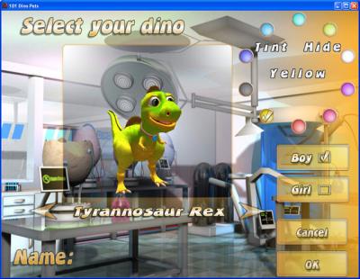 Screen ze hry 101 Dino Pets