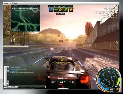 Screen ze hry Need for Speed: World Online