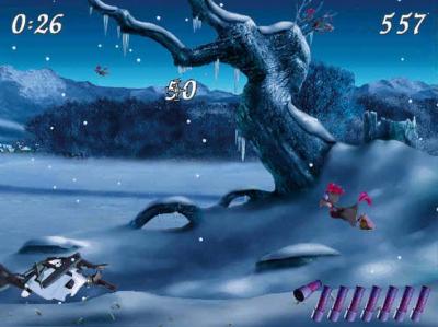 Screen ze hry Moorhuhn Winter Edition 