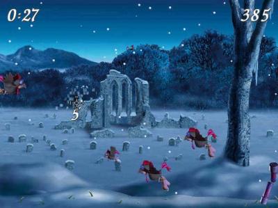 Screen ze hry Moorhuhn Winter Edition 