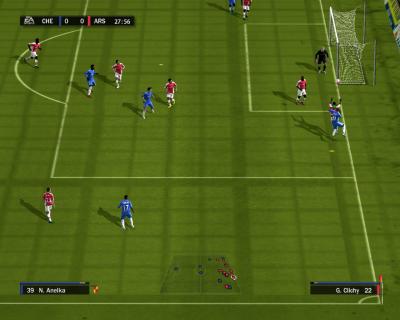Screen ze hry FIFA Soccer 10