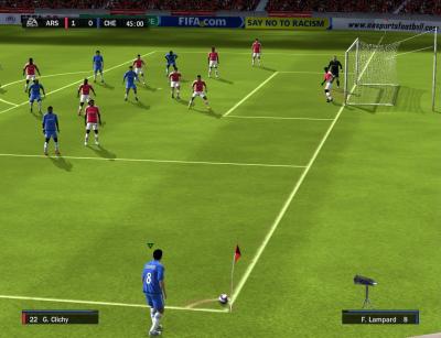 Screen ze hry FIFA Soccer 10