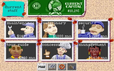 Screen ze hry DinoPark Tycoon