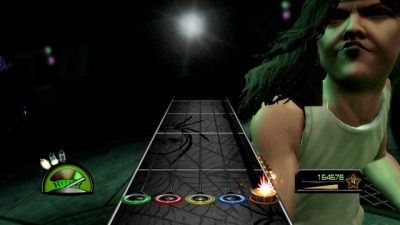Screen ze hry Guitar Hero: Metallica