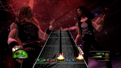 Screen ze hry Guitar Hero: Metallica