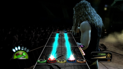 Screen ze hry Guitar Hero: Metallica