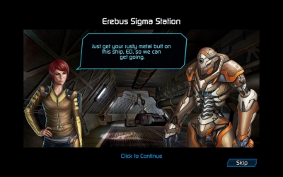 Screen ze hry Puzzle Quest Galactrix