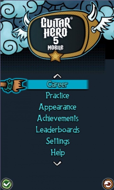 Screen ze hry Guitar Hero 5