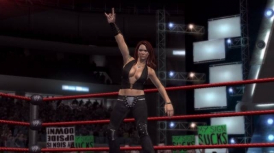 Screen ze hry WWE SmackDown vs. RAW 2007