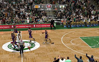 Screen ze hry NBA 2K9