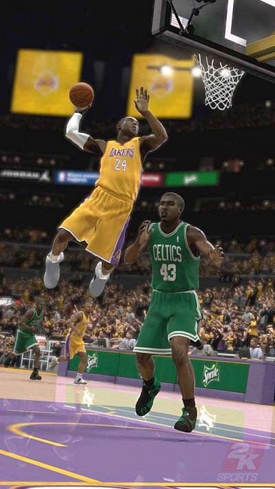 Screen ze hry NBA 2K9