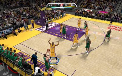 Screen ze hry NBA 2K10