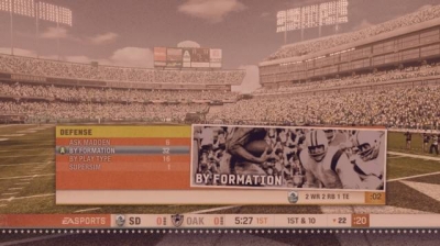 Screen ze hry Madden NFL 10