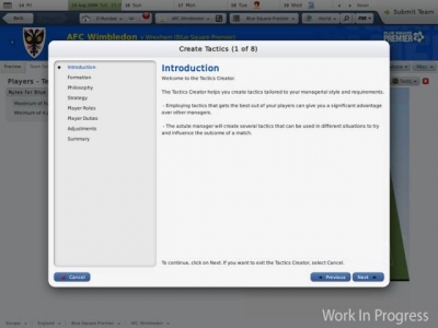 Screen ze hry Football Manager 2010
