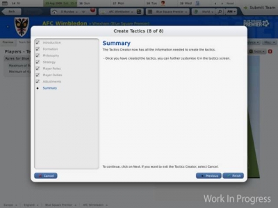 Screen ze hry Football Manager 2010