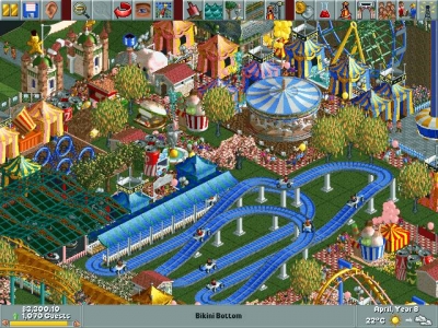 Screen ze hry Roller Coaster Tycoon