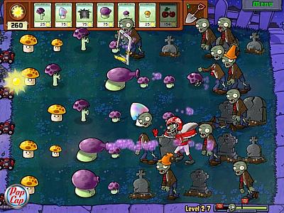 Screen ze hry Plants vs Zombies