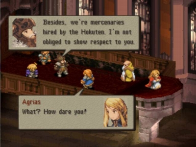 Screen ze hry Final Fantasy Tactics