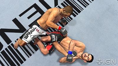 Screen ze hry UFC Undisputed 2010