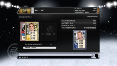 Screen ze hry NHL 11