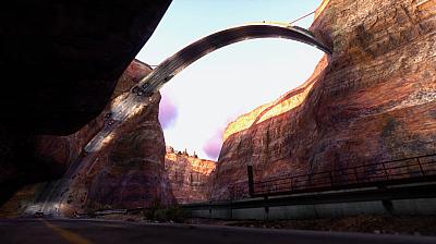Screen ze hry TrackMania 2: Canyon