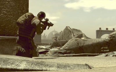 Screen ze hry ArmA II: Private Military Company