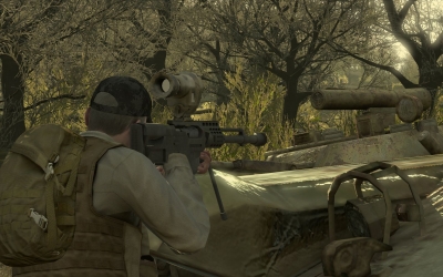 Screen ze hry ArmA II: Private Military Company