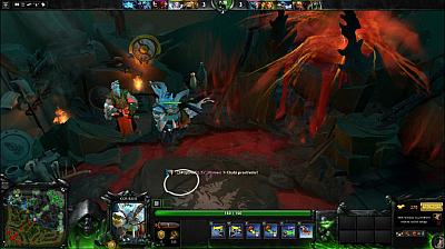 Screen ze hry DOTA 2 - Defence of the ancients 2