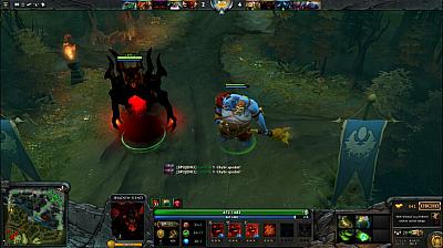 Screen ze hry DOTA 2 - Defence of the ancients 2
