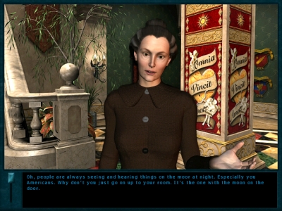 Screen ze hry Nancy Drew: Curse of Blackmoor Manor
