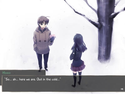 Screen ze hry Katawa Shoujo