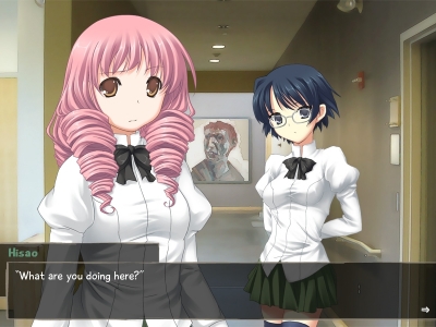 Screen ze hry Katawa Shoujo