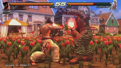 Screen ze hry Tekken Revolution