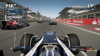 Screen ze hry F1 2013