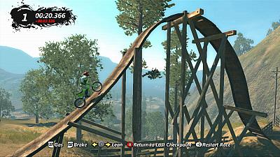 Screen ze hry Trials: Evolution