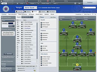 Screen ze hry Football Manager 2012