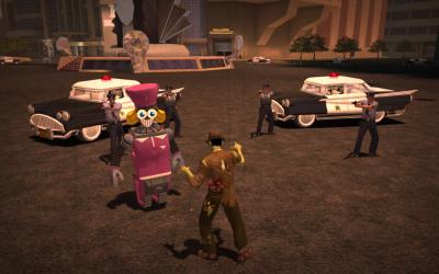 Screen ze hry Stubbs the Zombie in Rebel without a Pulse