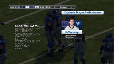 Screen ze hry Madden NFL 12