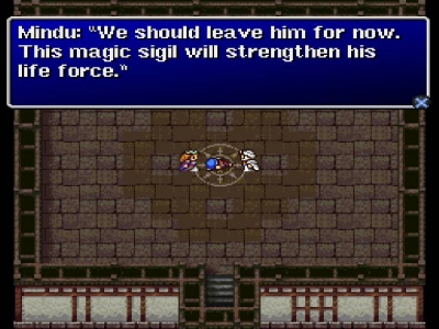 Screen ze hry Final Fantasy Origins