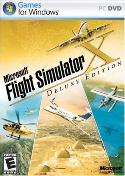 Obal hry Microsoft Flight Simulator X Deluxe