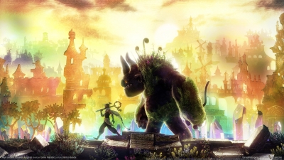Artwork ke he Majin and the Forsaken Kingdom