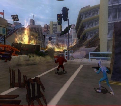 Screen ze hry Incredibles: Rise of the Underminer, The