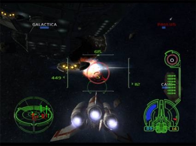 Screen ze hry Battlestar Galactica