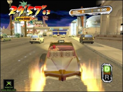 Screen ze hry Crazy Taxi 3: High Roller