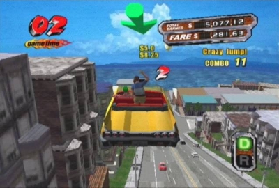 Screen ze hry Crazy Taxi 3: High Roller